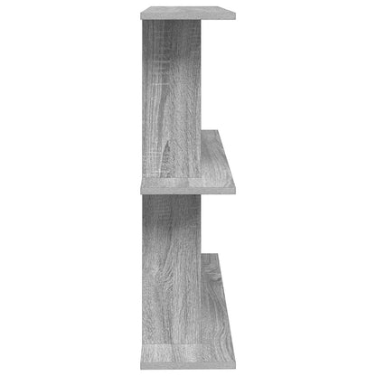 Wandplank Muurmontage Grijs 80 x 20 x 75 cm Bewerkt hout