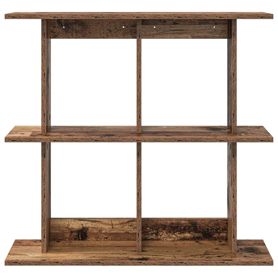 Wandplank Muurmontage Bruin 80 x 20 x 75 cm Bewerkt hout