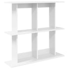 Wandplank muurmontage wit 100x20x75 cm bewerkt hout