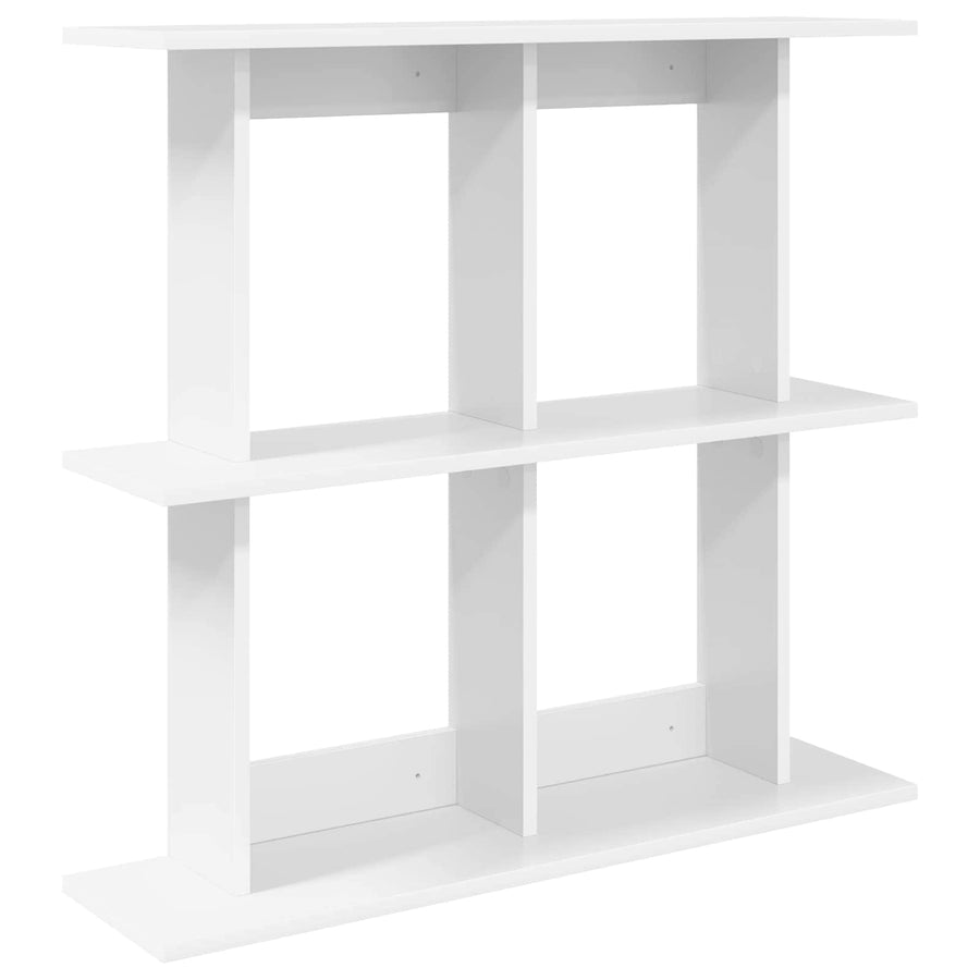 Wandplank Muurmontage Wit 100 x 20 x 75 cm Bewerkt hout