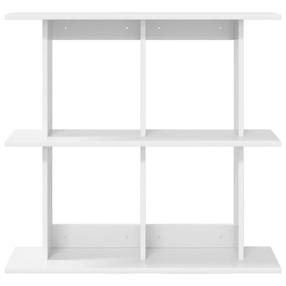 Wandplank Muurmontage Wit 100 x 20 x 75 cm Bewerkt hout