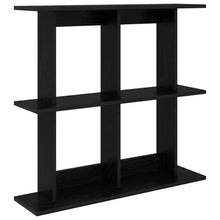 Wandplank Muurmontage Zwart 100 x 20 x 75 cm Bewerkt hout