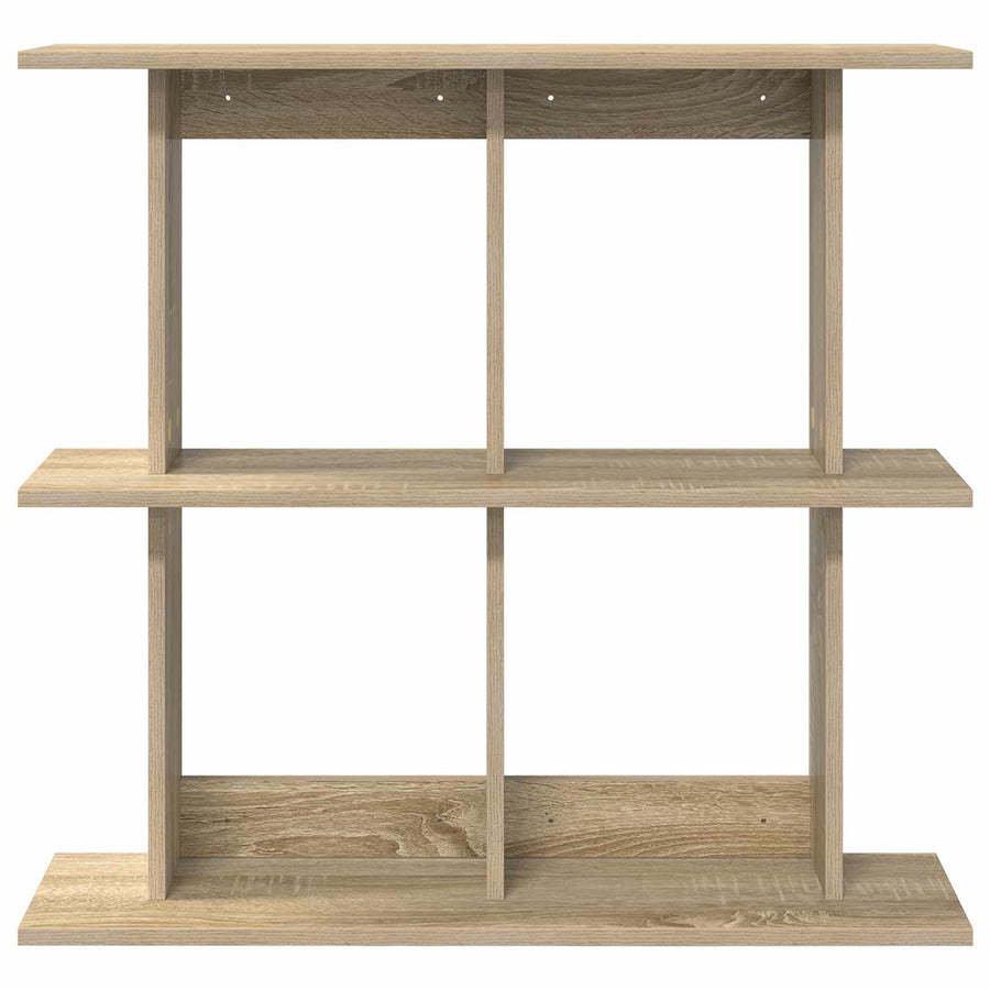 Wandplank Muurmontage Bruin 100 x 20 x 75 cm Bewerkt hout