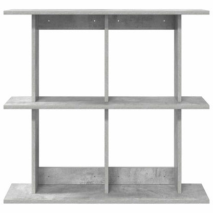 Wandplank Muurmontage Grijs 100 x 20 x 75 cm Bewerkt hout
