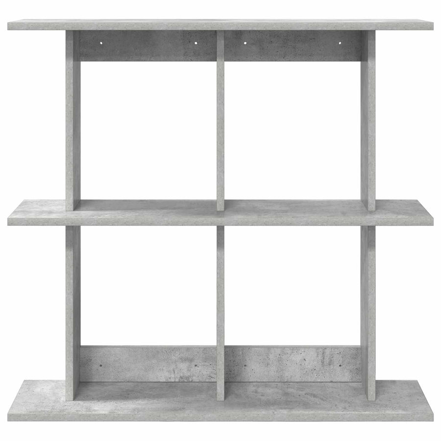 Wandplank Muurmontage Grijs 100 x 20 x 75 cm Bewerkt hout