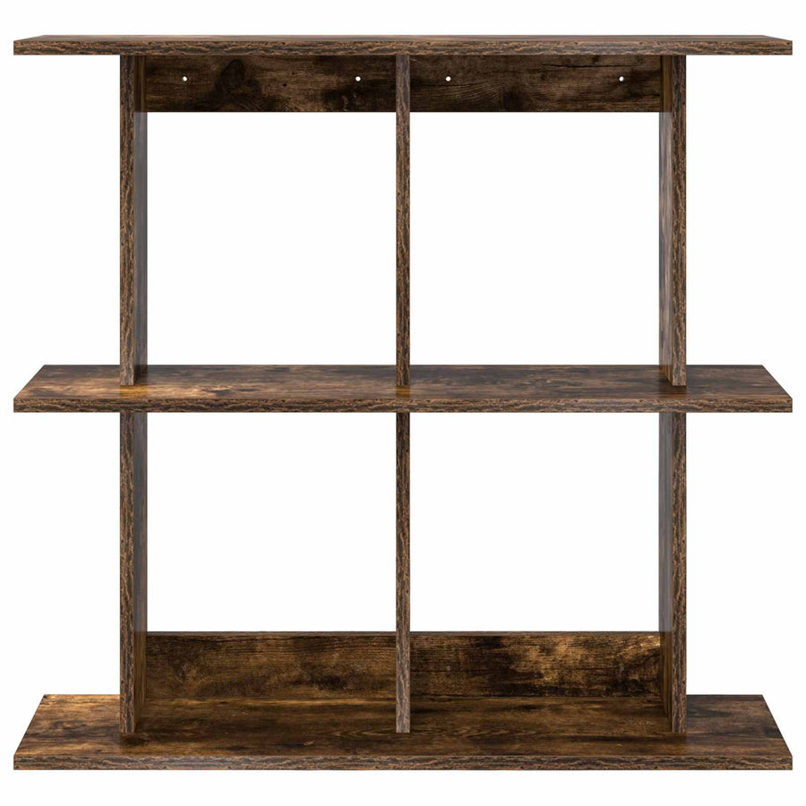 Wandplank Muurmontage Bruin 100 x 20 x 75 cm Bewerkt hout