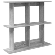 Wandplank Muurmontage Grijs 100 x 20 x 75 cm Bewerkt hout