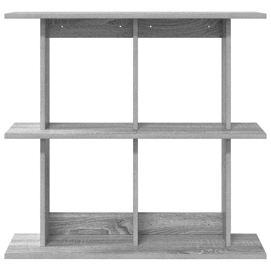 Wandplank Muurmontage Grijs 100 x 20 x 75 cm Bewerkt hout