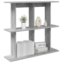 Wandplank Muurmontage Grijs 100 x 20 x 75 cm Bewerkt hout