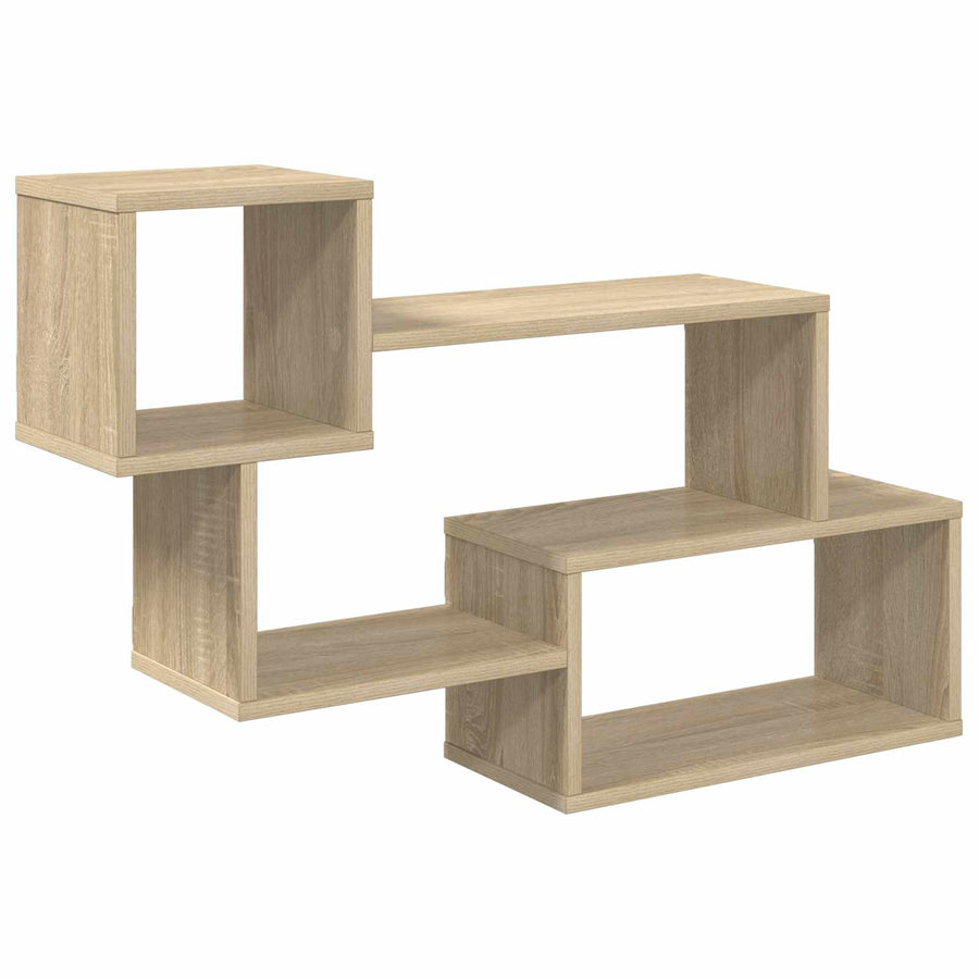 Drijvende plank Muurmontage Bruin 87 x 20 x 55 cm Bewerkt hout