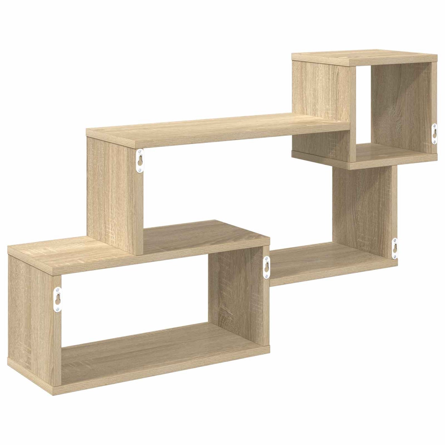 Drijvende plank Muurmontage Bruin 87 x 20 x 55 cm Bewerkt hout