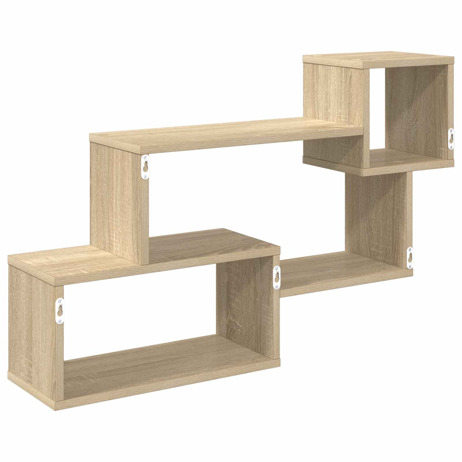 Drijvende plank Muurmontage Bruin 87 x 20 x 55 cm Bewerkt hout