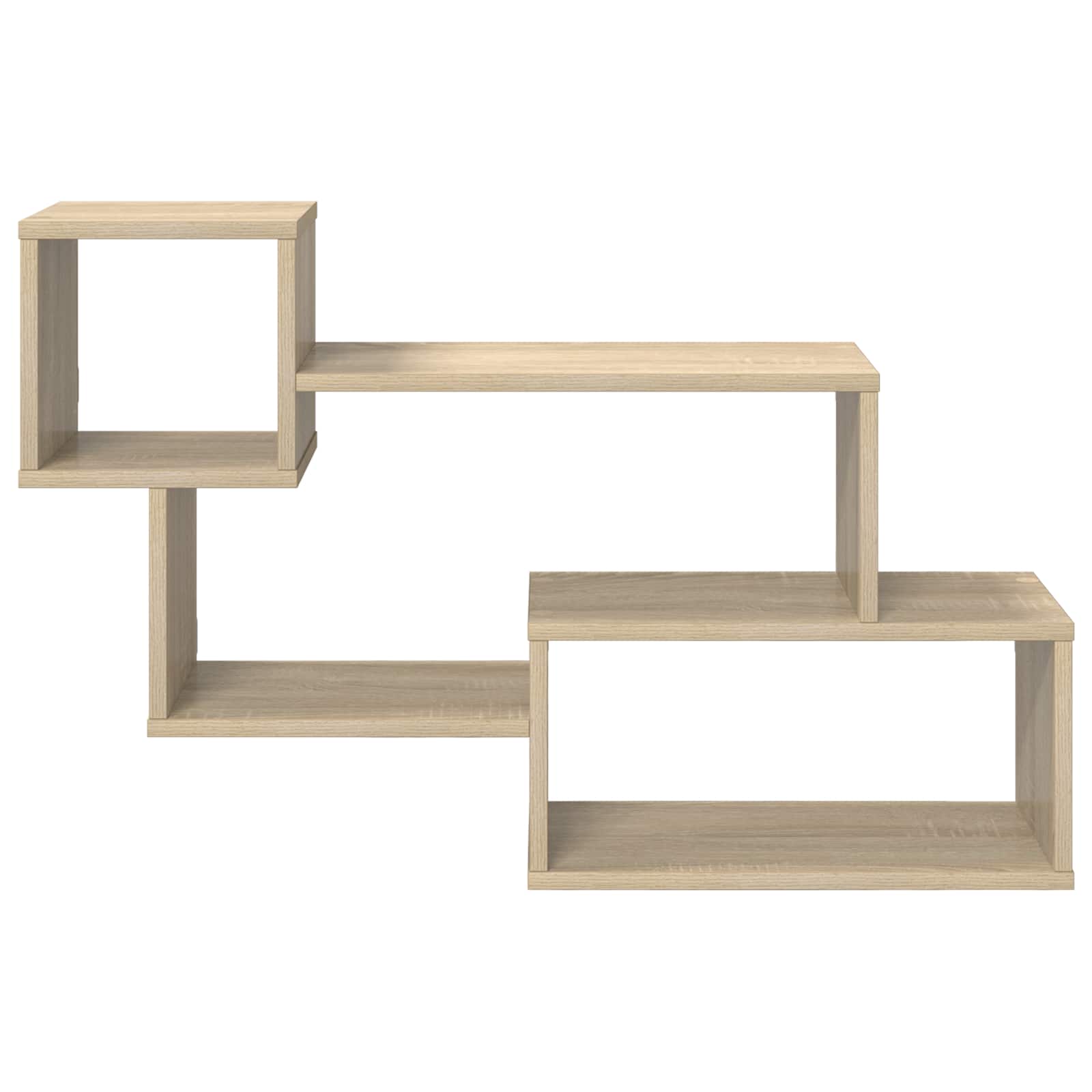 Drijvende plank Muurmontage Bruin 87 x 20 x 55 cm Bewerkt hout