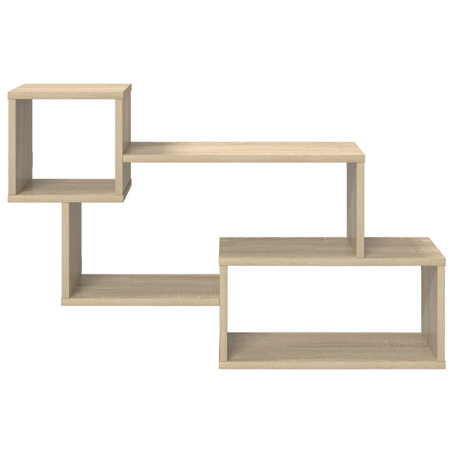 Drijvende plank Muurmontage Bruin 87 x 20 x 55 cm Bewerkt hout