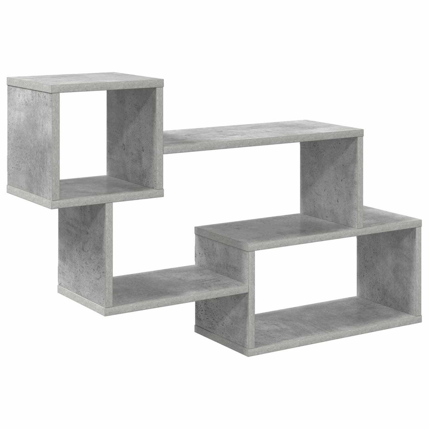 Drijvende plank Muurmontage Grijs 87 x 20 x 55 cm Bewerkt hout