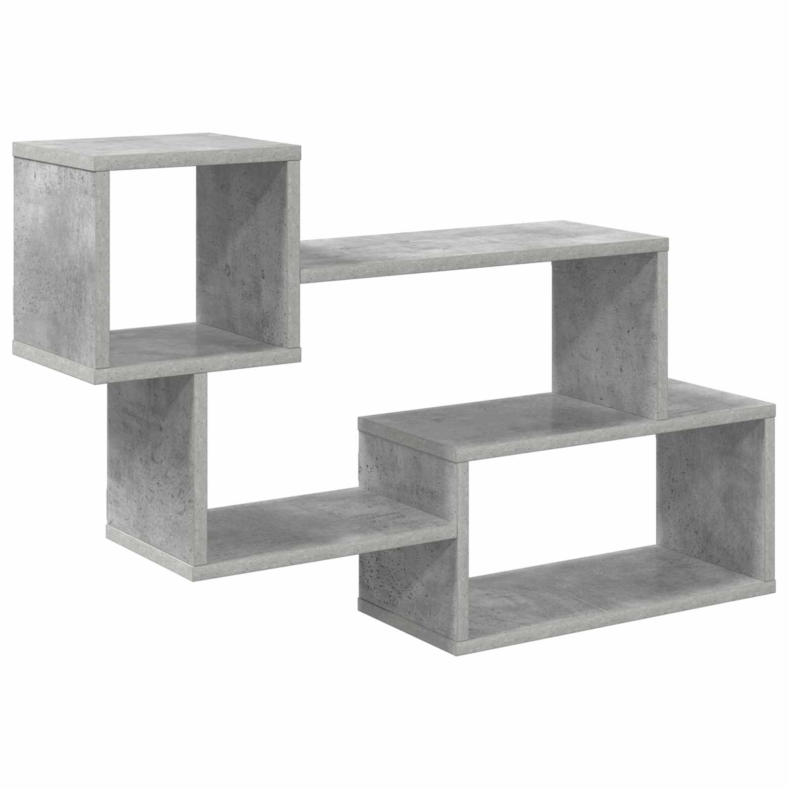 Drijvende plank Muurmontage Grijs 87 x 20 x 55 cm Bewerkt hout