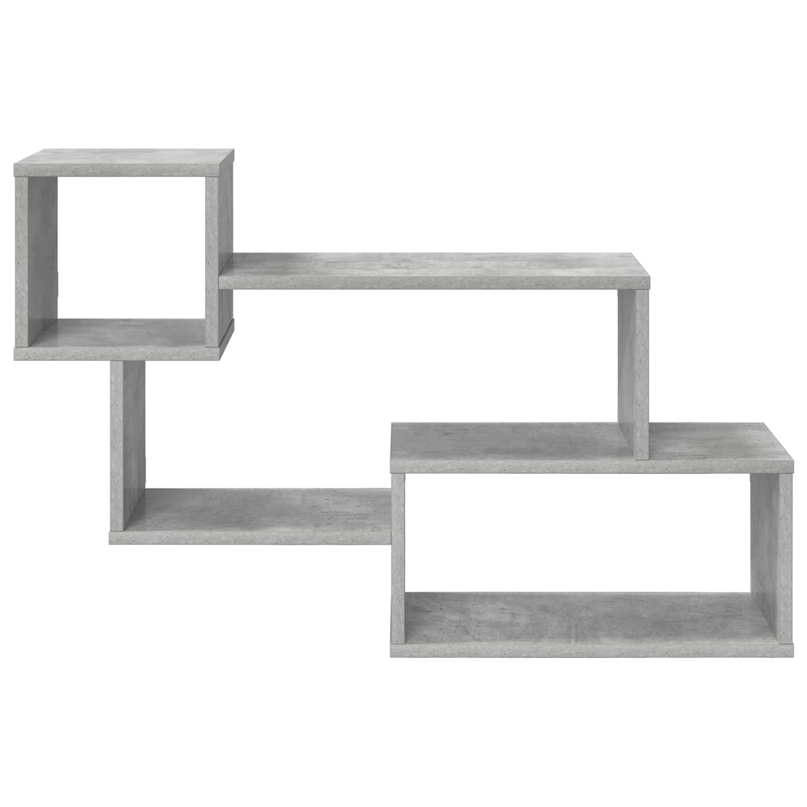 Drijvende plank Muurmontage Grijs 87 x 20 x 55 cm Bewerkt hout