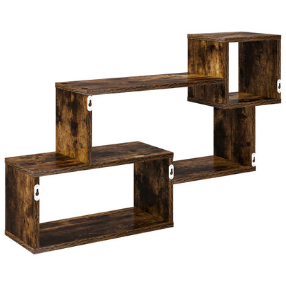 Drijvende plank Muurmontage Bruin 87 x 20 x 55 cm Bewerkt hout