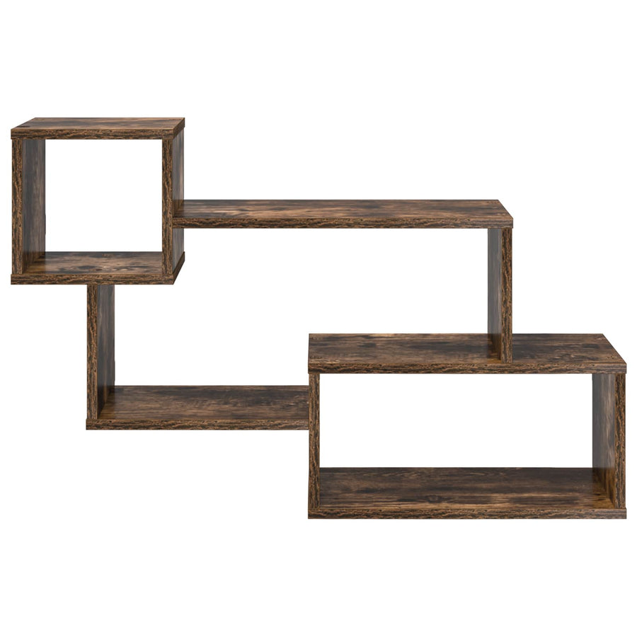 Drijvende plank Muurmontage Bruin 87 x 20 x 55 cm Bewerkt hout