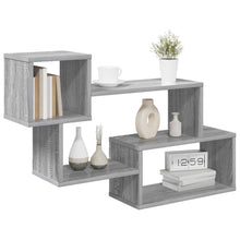 Drijvende plank Muurmontage Grijs 87 x 20 x 55 cm Bewerkt hout