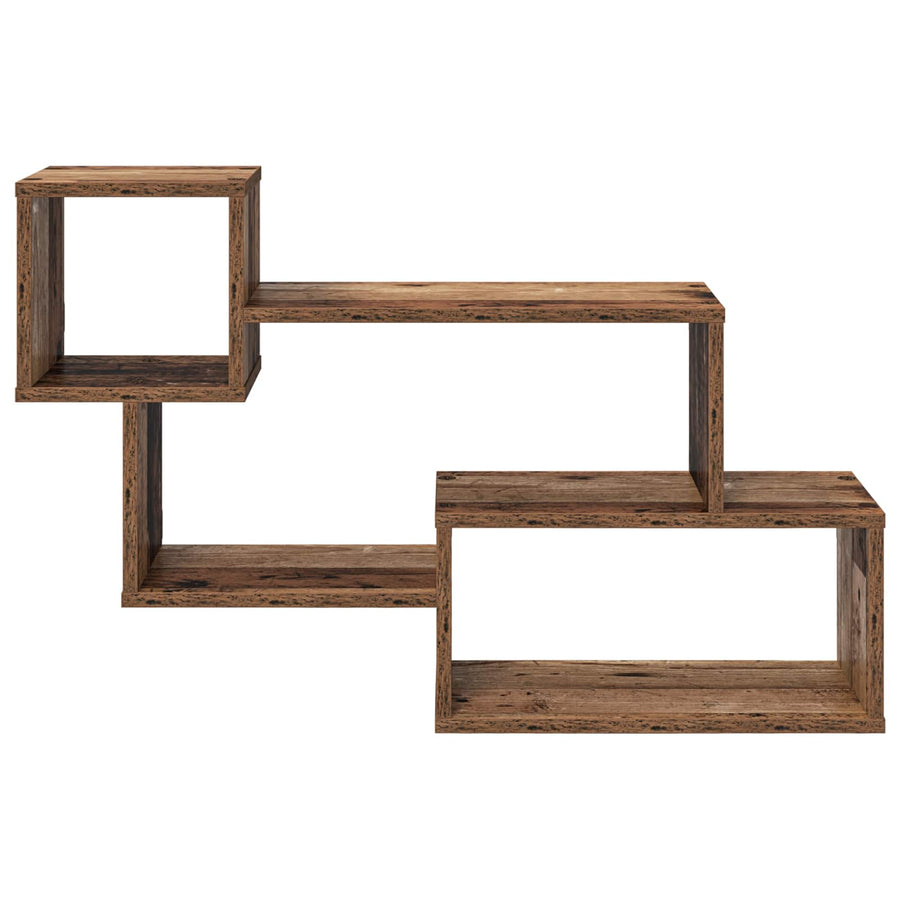 Drijvende plank Muurmontage Bruin 87 x 20 x 55 cm Bewerkt hout