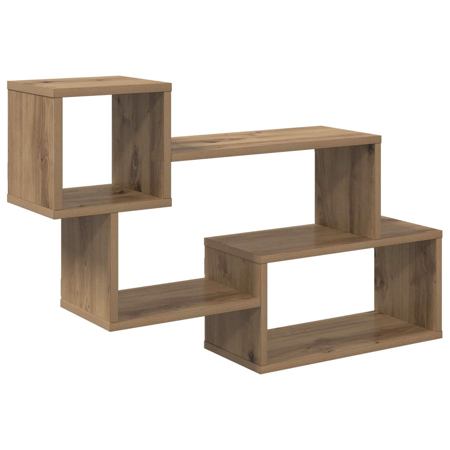 Drijvende plank Muurmontage Bruin 87 x 20 x 55 cm Bewerkt hout