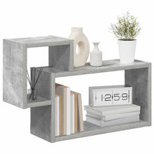 Wandplank Muurmontage Grijs 55 x 15 x 35 cm Bewerkt hout
