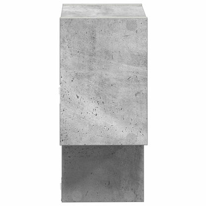 Wandplank Muurmontage Grijs 55 x 15 x 35 cm Bewerkt hout