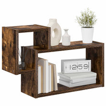 Wandplank Muurmontage Bruin 55 x 15 x 35 cm Bewerkt hout