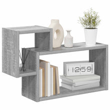 Wandplank Muurmontage Grijs 55 x 15 x 35 cm Bewerkt hout