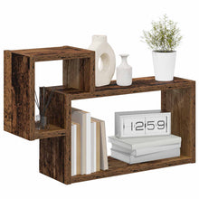 Wandplank Muurmontage Bruin 55 x 15 x 35 cm Bewerkt hout