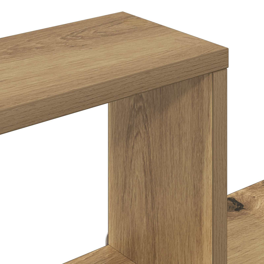 Wandplank Muurmontage Bruin 55 x 15 x 35 cm Bewerkt hout
