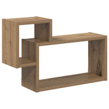 Wandplank Muurmontage Bruin 55 x 15 x 35 cm Bewerkt hout
