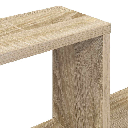 Wandplank Muurmontage Bruin 91,5 x 15 x 76 cm Bewerkt hout