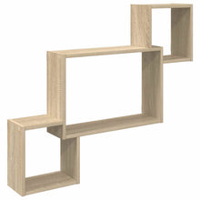 Wandplank Muurmontage Bruin 91,5 x 15 x 76 cm Bewerkt hout