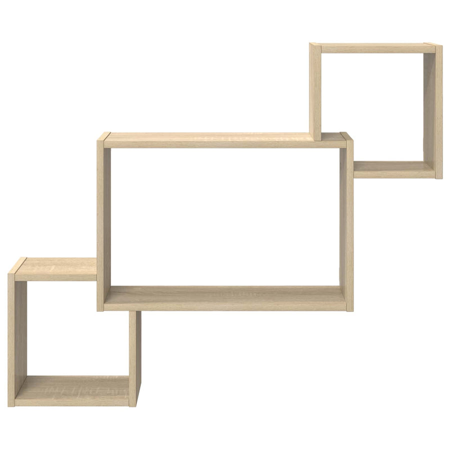 Wandplank Muurmontage Bruin 91,5 x 15 x 76 cm Bewerkt hout