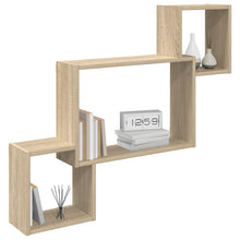 Wandplank Muurmontage Bruin 91,5 x 15 x 76 cm Bewerkt hout
