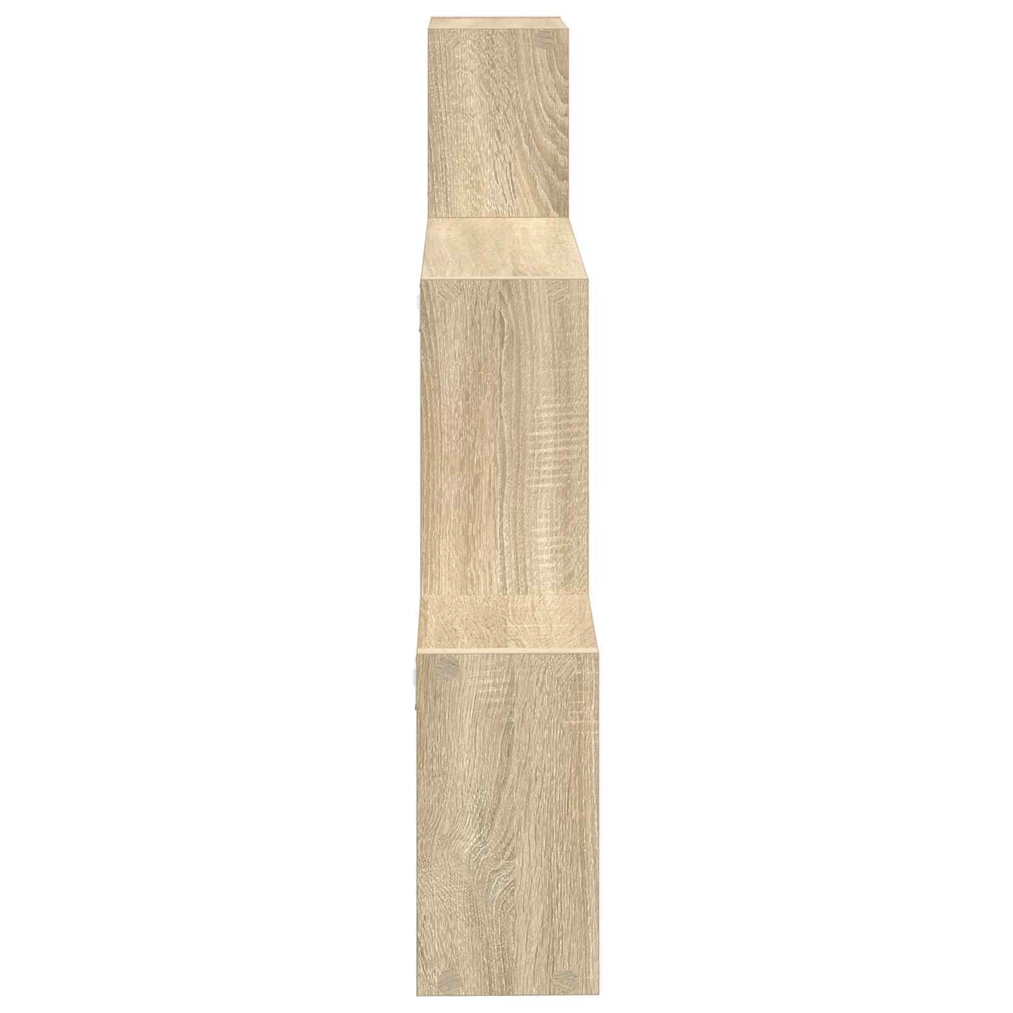 Wandplank Muurmontage Bruin 91,5 x 15 x 76 cm Bewerkt hout