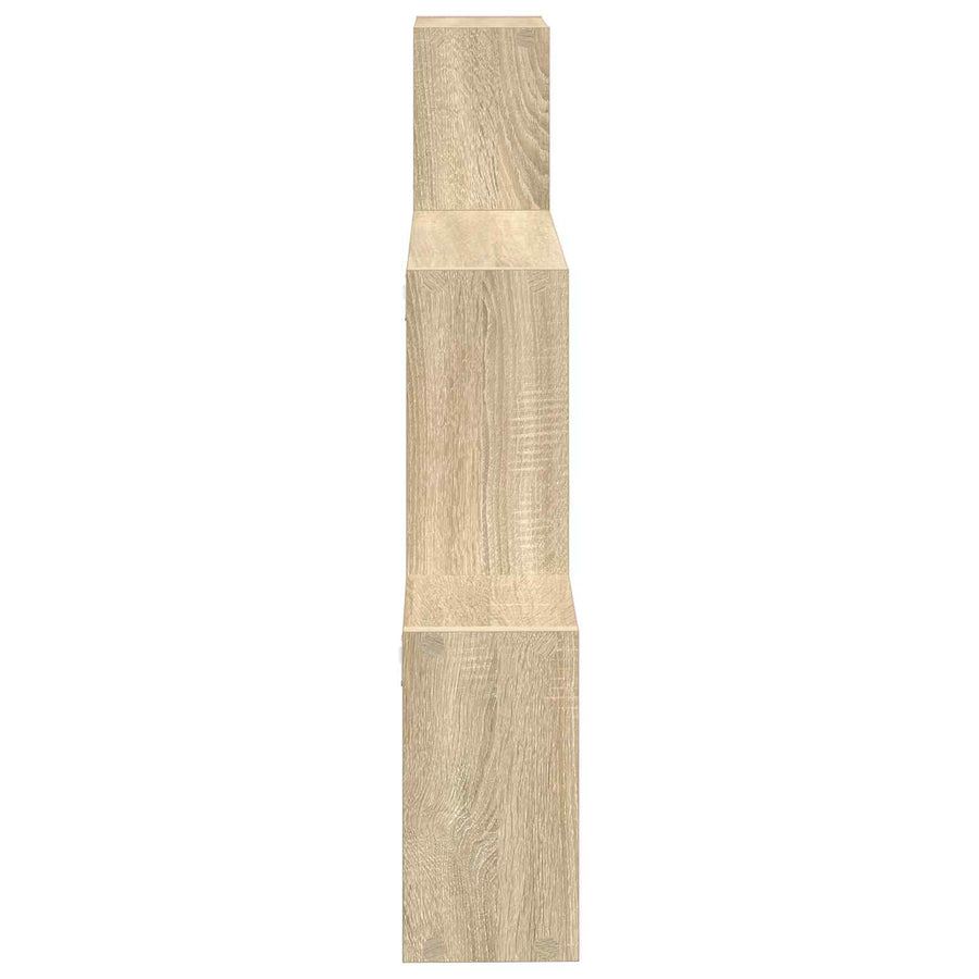 Wandplank Muurmontage Bruin 91,5 x 15 x 76 cm Bewerkt hout