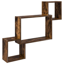 Wandplank Muurmontage Bruin 91,5 x 15 x 76 cm Bewerkt hout