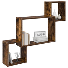 Wandplank Muurmontage Bruin 91,5 x 15 x 76 cm Bewerkt hout