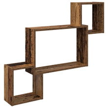 Wandplank Muurmontage Bruin 91,5 x 15 x 76 cm Bewerkt hout