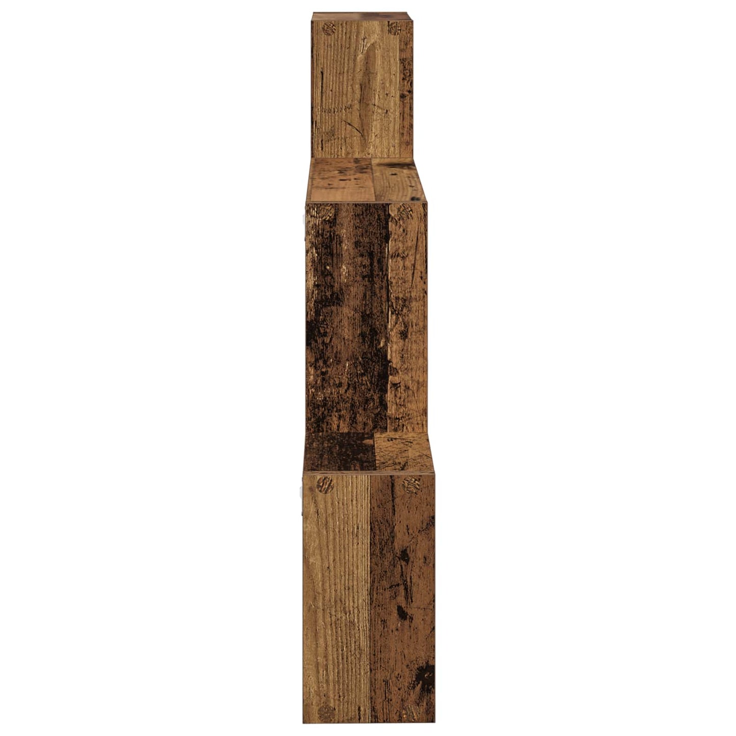 Wandplank Muurmontage Bruin 91,5 x 15 x 76 cm Bewerkt hout