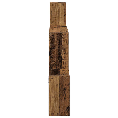 Wandplank Muurmontage Bruin 91,5 x 15 x 76 cm Bewerkt hout