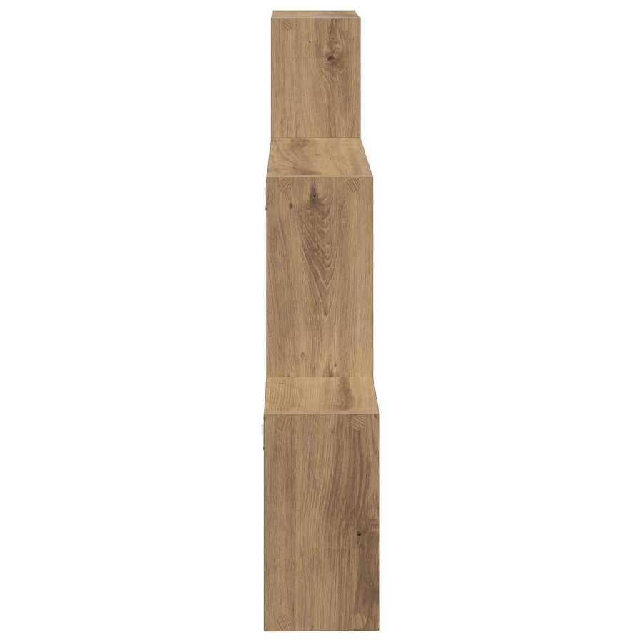 Wandplank Muurmontage Bruin 91,5 x 15 x 76 cm Bewerkt hout