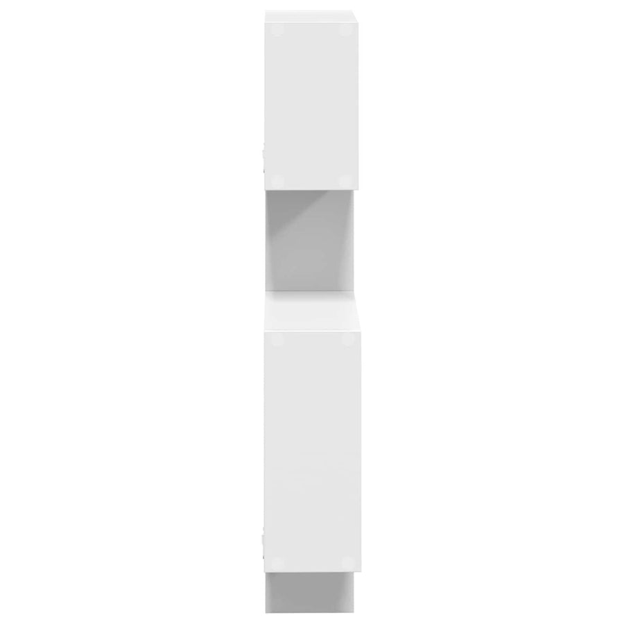 Wand Cube Planken Muurmontage Wit 64 x 13,5 x 91,5 cm