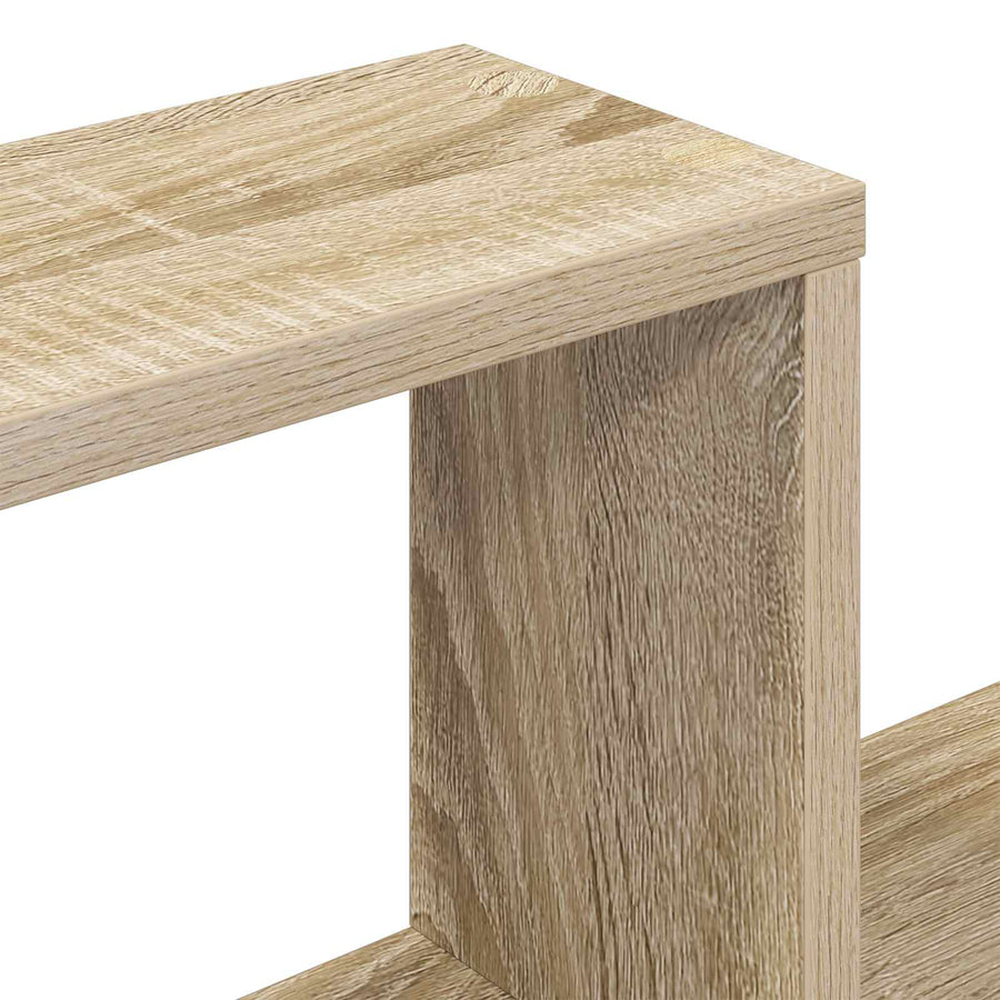 Wand Cube Planken Muurmontage Bruin 64 x 13,5 x 91,5 cm