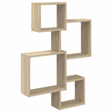 Wand Cube Planken Muurmontage Bruin 64 x 13,5 x 91,5 cm