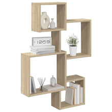 Wand Cube Planken Muurmontage Bruin 64 x 13,5 x 91,5 cm