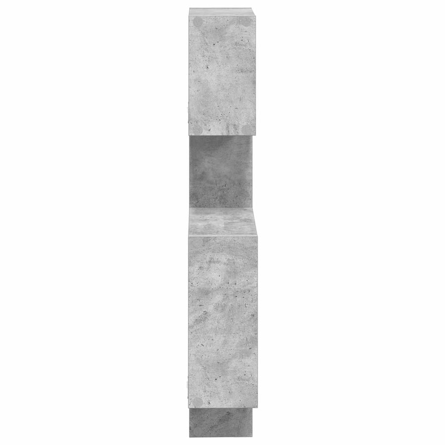 Wand Cube Planken Muurmontage Grijs 64 x 13,5 x 91,5 cm